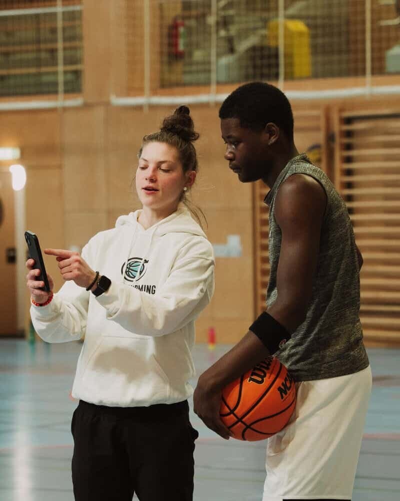Players and coaches at a past Transforming Basketball event (photo 7)