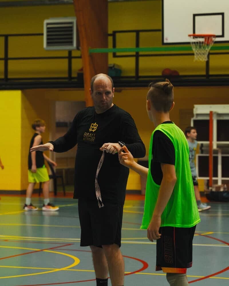 Players and coaches at a past Transforming Basketball event (photo 8)
