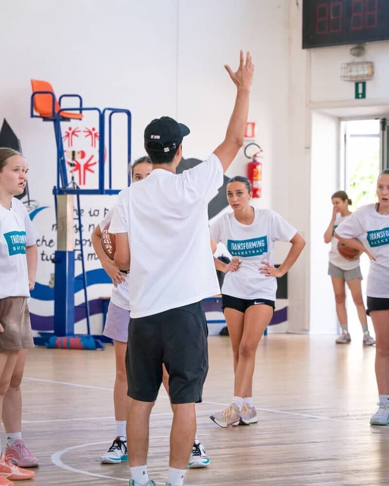 Players and coaches at a past Transforming Basketball event (photo 18)