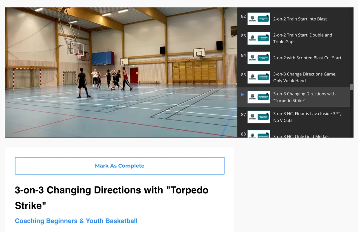 3-on-3 Changing Directions with “Torpedo Strike”