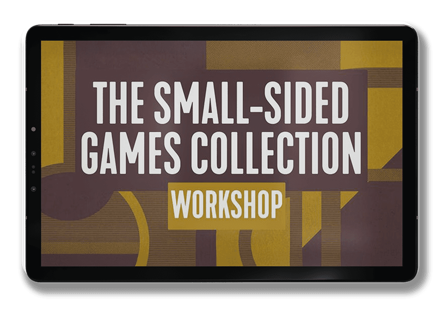 The Small-Sided Games Collection Workshop shown on a tablet